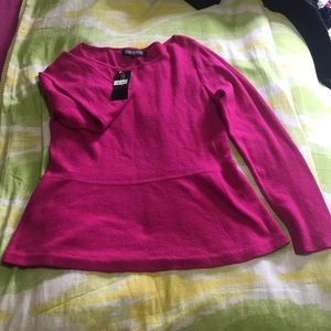 New pink sweater top